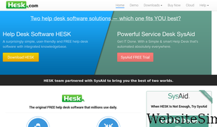 hesk.com Screenshot