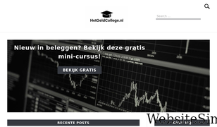 hetgeldcollege.nl Screenshot