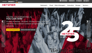 hetzner.com Screenshot