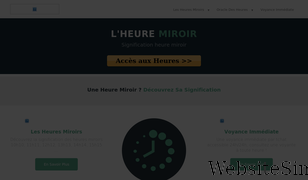 heuremiroir.com Screenshot