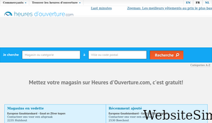 heures-douverture.com Screenshot
