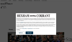 hexham-courant.co.uk Screenshot