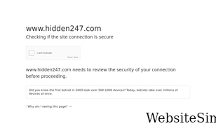 hidden247.com Screenshot