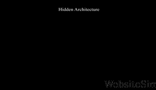 hiddenarchitecture.net Screenshot