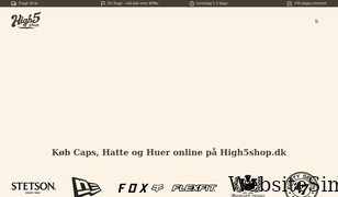 high5shop.dk Screenshot