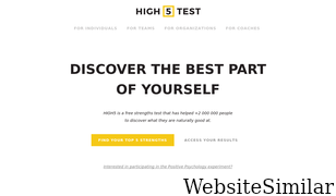 high5test.com Screenshot