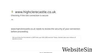 highclerecastle.co.uk Screenshot