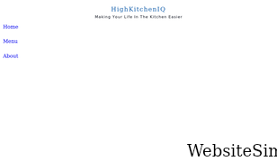 highkitcheniq.com Screenshot