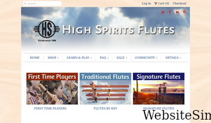 highspirits.com Screenshot