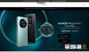hihonor.com Screenshot