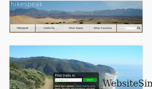 hikespeak.com Screenshot