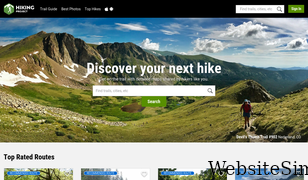 hikingproject.com Screenshot