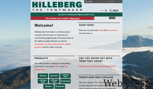 hilleberg.com Screenshot