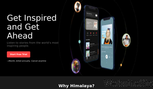 himalaya.com Screenshot