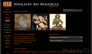 himalayanart.org Screenshot