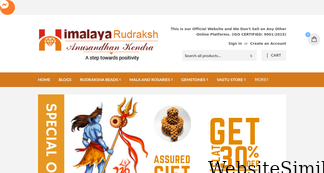 himalayarudraksh.online Screenshot
