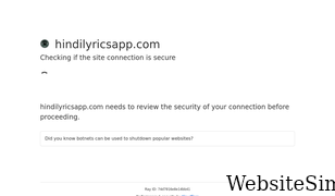 hindilyricsapp.com Screenshot