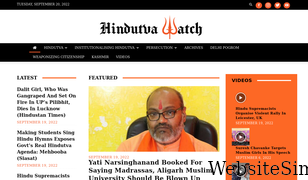 hindutvawatch.org Screenshot
