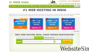hioxindia.com Screenshot
