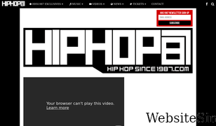 hiphopsince1987.com Screenshot