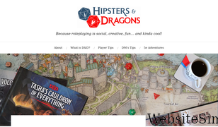 hipstersanddragons.com Screenshot