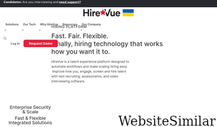 hirevue.com Screenshot
