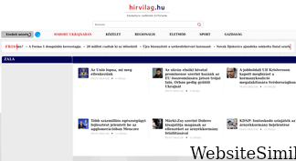 hirvilag.hu Screenshot