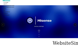 hisense.it Screenshot