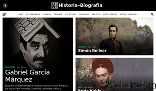 historia-biografia.com Screenshot
