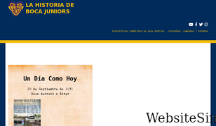 historiadeboca.com.ar Screenshot