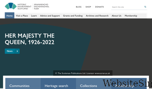 historic-scotland.gov.uk Screenshot
