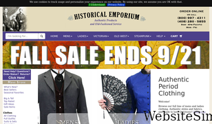 historicalemporium.com Screenshot