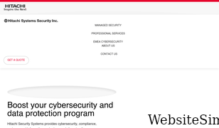 hitachi-systems-security.com Screenshot