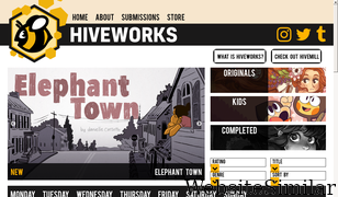 hiveworkscomics.com Screenshot