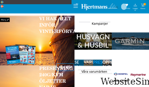 hjertmans.se Screenshot