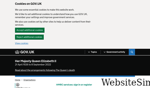 hmrc.gov.uk Screenshot
