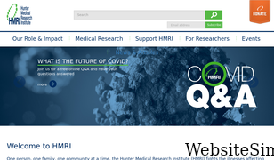 hmri.org.au Screenshot