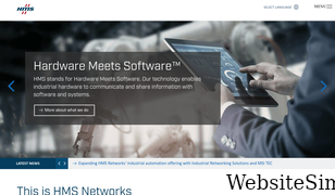 hms-networks.com Screenshot