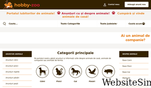 hobby-zoo.ro Screenshot