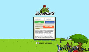 hobowars.com Screenshot