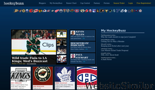 hockeybuzz.com Screenshot