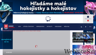 hockeyslovakia.sk Screenshot
