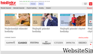 hodinky-365.cz Screenshot