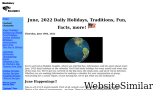 holidayinsights.com Screenshot