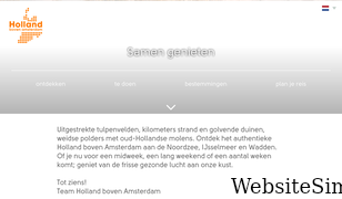 hollandbovenamsterdam.com Screenshot
