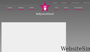 hollywoodbowl.co.uk Screenshot