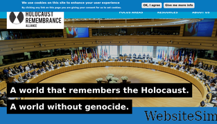 holocaustremembrance.com Screenshot