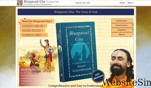 holy-bhagavad-gita.org Screenshot