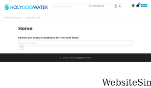 holydogwater.com Screenshot