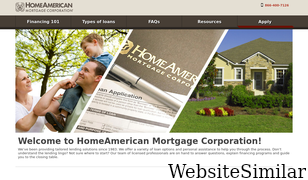homeamericanmortgage.com Screenshot